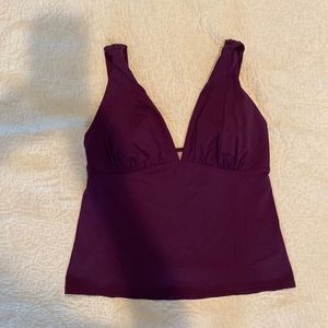 Lands’ End tankini top, size 16 NWOT